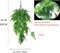 Fake Fern Artificial Hanging Ferns Outdoor (Green) 3.94"D x 5.91"W x 1.97"H